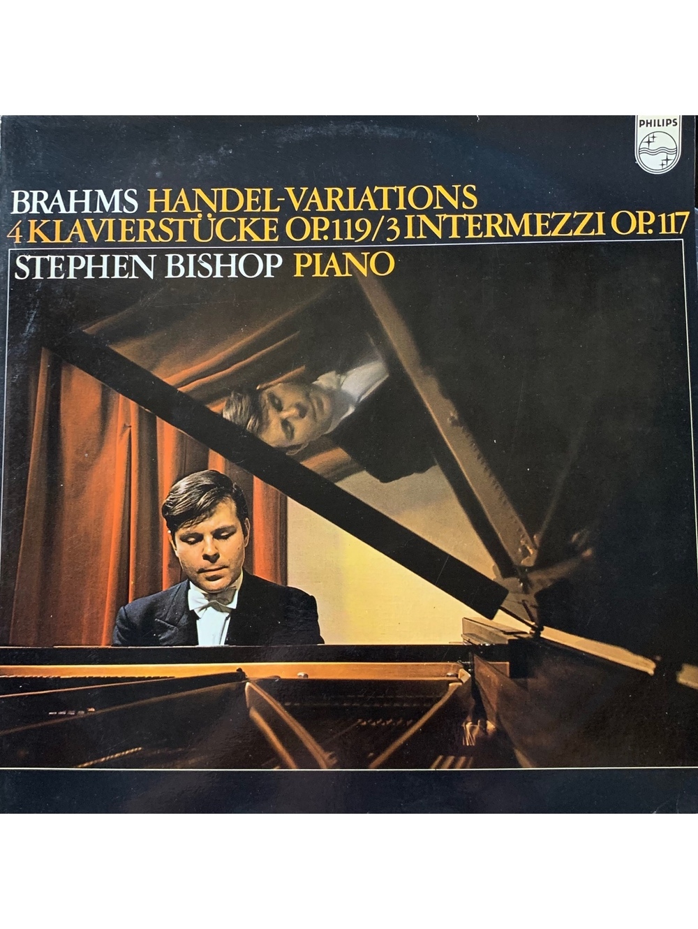 Brahms Handel Variations Stephen Bishop Piano Philips Vinyl LP Record